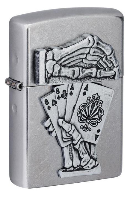 Dead Mans Hand Emblem Design Zippo