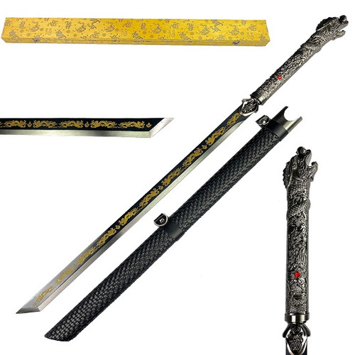 Dragon Tang Dynasty Sword Carbon Steel 42"