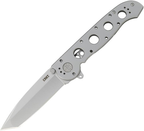 CRKT - M16-04SS Silver Tanto Pocket Knife (3.90" Bead Blast Sandvik 12C27)