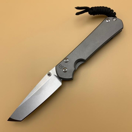 CRK - Small Sebenza 31 Tanto (Glass Blasted) (2.94" Stonewash MagnaCut) S31-1687