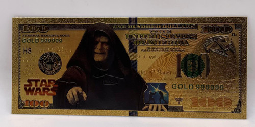 Star Wars (Palpatine) Souvenir Coin Banknote