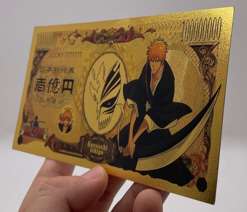 Bleach Anime (Ichigo Kurosaki) Souvenir Coin Banknote *