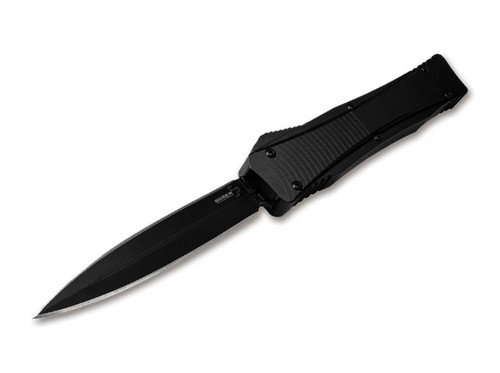 Dagger 2.0 (All Black) OTF Pocket Knife Automatic [3.39" Black D2] Boker Plus USA