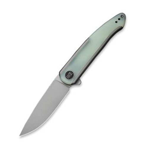 WE Smooth Sentinel Knife Natural Jade G-10 (2.97" Gray Stonewashed 20CV) WE20043-2