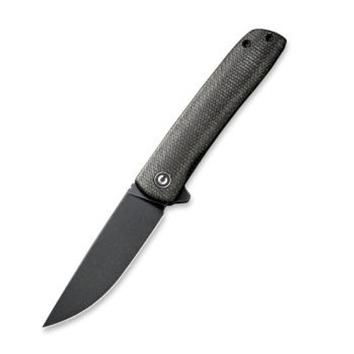 CIVIVI Bo Knife Dark Green Micarta (2.92" Black Stonewashed Nitro-V) C20009B-6