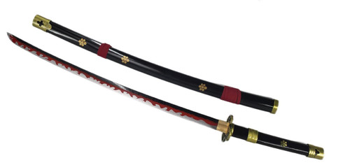 Zoro Enma (BLACK) Handmade Anime Sword Hand Forge (1045 Carbon)