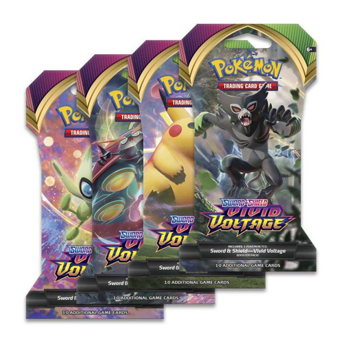 Pokemon TCG: Sword & Shield - Vivid Voltage [Sleeved] Booster (Pack of 1) Random