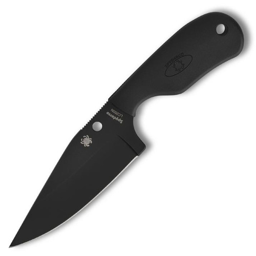Subway Bowie Fixed Blade Knife FRN (2.5" Black LC200N) Spyderco FB48PBBK