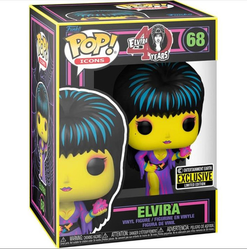 Funko POP - Elvira (Blacklight) EE Exclusive [68]
