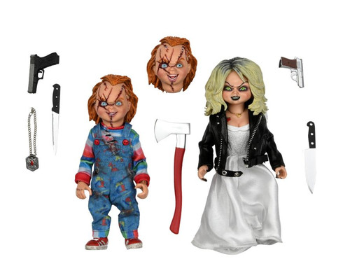 Horror (Clothed) Chucky & Tiffany – 7″ Scale (AF)  [2-Pack]