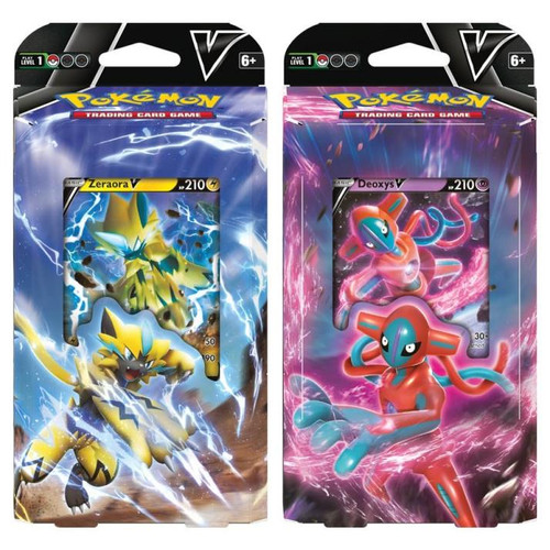 Pokemon TCG: Pokemon V Battle Deck (Deoxys V or Zeraora V) 1 Random Box