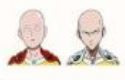 3D Motion Sticker (One Punch Man) Saitama