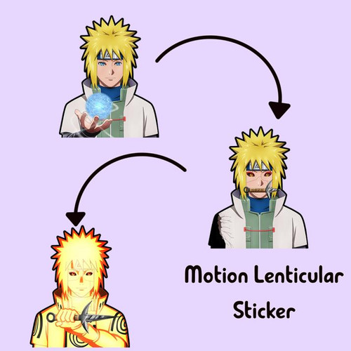 3D Motion Sticker (Naruto) Minato Namikaze