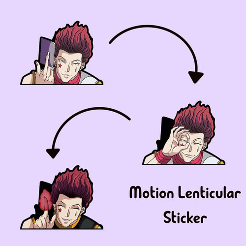 3D Motion Sticker (Hunter X Hunter) Hisoka