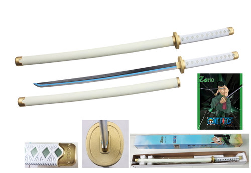 Foam - Zoro Wado Ichimonji (White) Samurai Sword Official Licensed 40" (One Piece Anime)