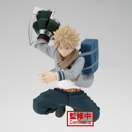 From the popular My Hero Academia anime series comes a figure of Katuski Bakugo! He has been faithfully recreated as part of the Bravegraph line.
