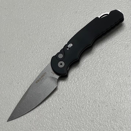 Pro-Tech TR-5 AUTO Black Tactical Response (3.25" Stonewash S35VN) T501