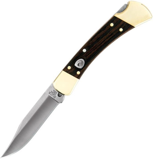 Buck 110 Automatic Lockback Knife Ebony (3.75" Satin S30V) 0110BRSA