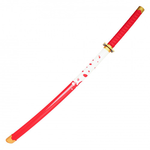 One Piece Red Film Shiryu's (Red/White) Sword (Metal) 26.5"