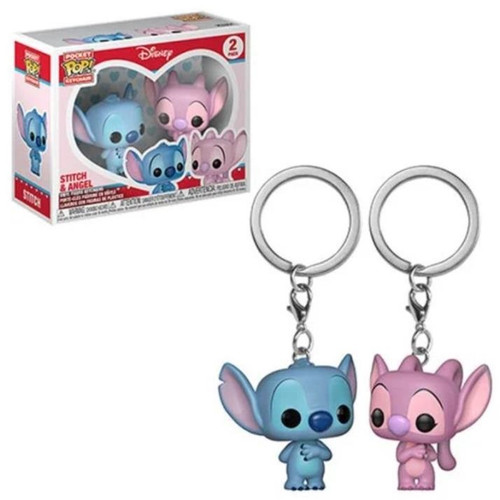 Pocket Pop Key Chain (2-Pack) Angel and Stitch "Lilo & Stitch" [02]