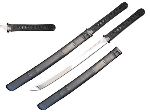 Wakizashi Tactical Sword [65Mn Spring Steel] Sharp 30.5"