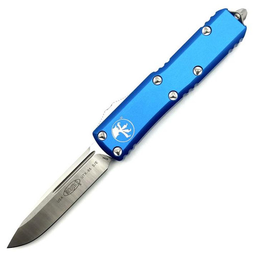 Microtech UTX-85 Blue OTF Knife (3.00" Satin) 231-4BL