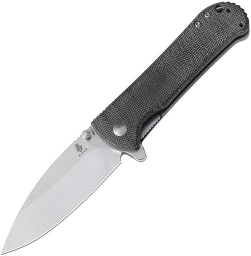 Coniferous V [Titanium+Micarta] Pocket Knife (3.35" Stonewash 154CM) Kizer Cutlery V4609C1