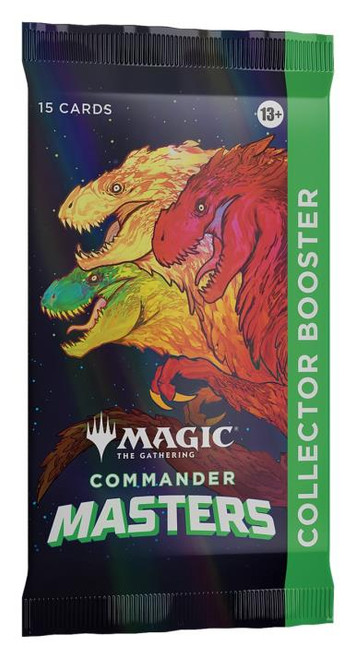 MTG: Commander Masters COLLECTOR Booster (1 Random Pack) "Magic The Gathering"