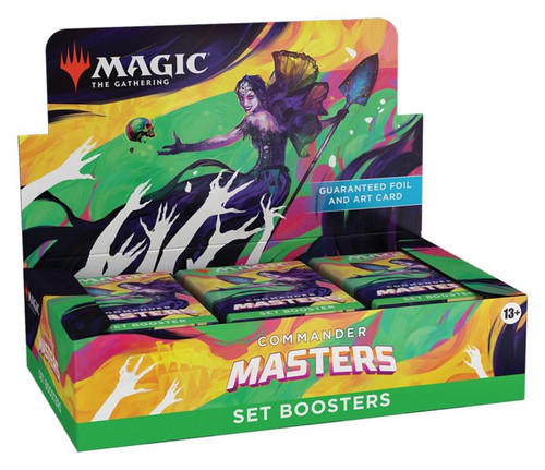 MTG: Commander Masters SET Booster (Sealed Display Box) 24 Packs "Magic The Gathering"