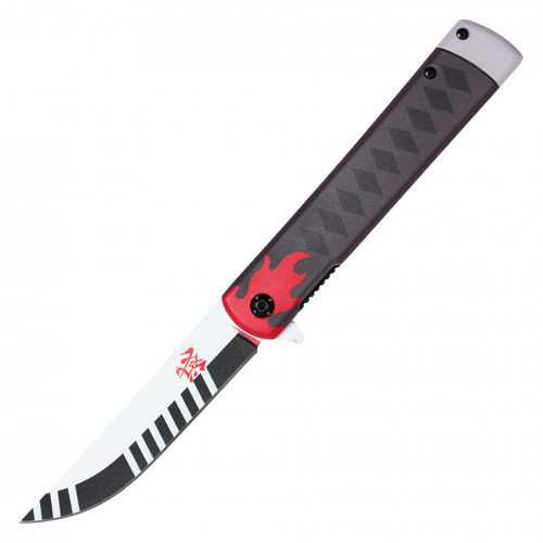 Demon Slayer (New Tanjiro Flame) Katana Pocket Knife
