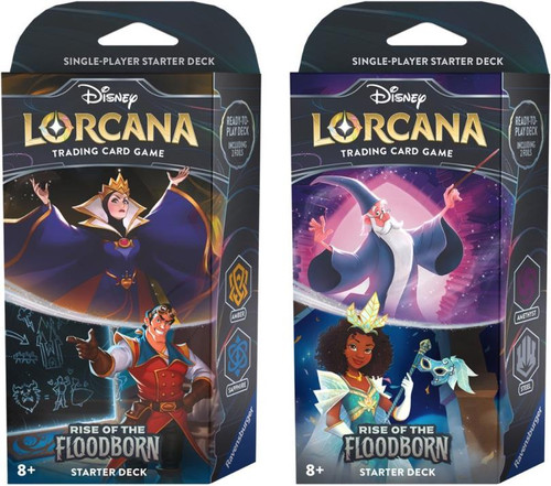 Disney Lorcana TCG: Rise of the Floodborn Starter Deck (1 Random Box)