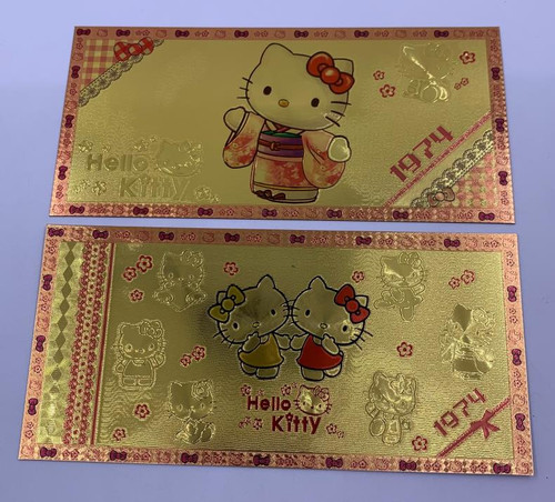 Hello Kitty (Kimono) Souvenir Coin Banknote