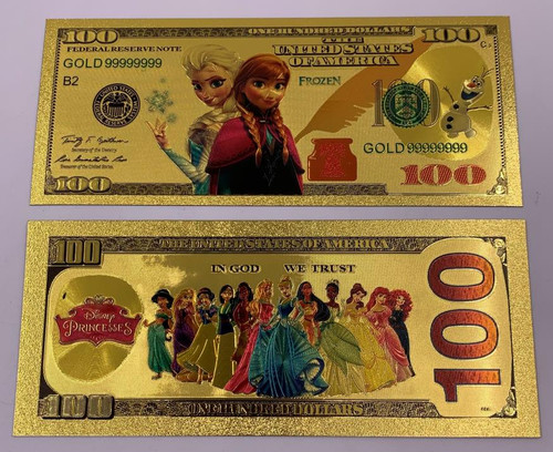 Disney (Frozen) Souvenir Coin Banknote