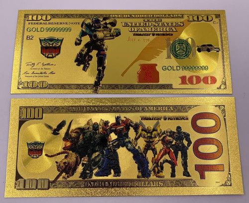 Transformers (Mirage) Souvenir Coin Banknote