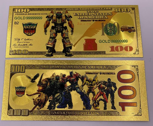 Transformers (Wheeljack) Souvenir Coin Banknote