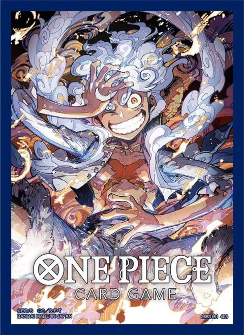 One Piece TCG: Official Sleeves Gear 5 Monkey D Luffy 70CT (Set 4)