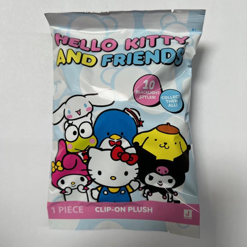 Blind Bag - Hello Kitty (Blacklight Plush) Clip On Mystery Pack [1 Random Bag]