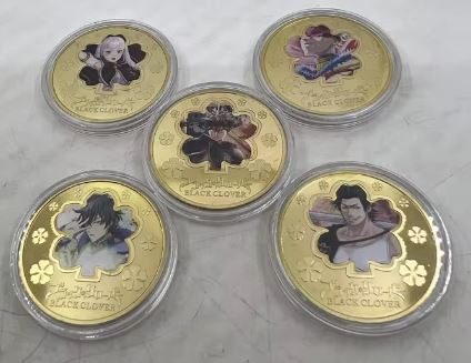 Collectible Coin (Black Clover) - Assorted [1 Random Coin]