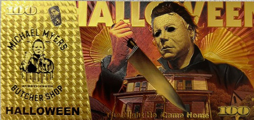 Horror Movies (Michael Myers) Souvenir Coin Banknote