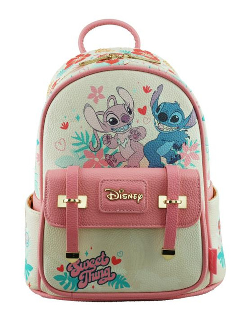 11" Mini Backpack - Angel & Stitch - Sweet Thing (Vegan Leather)