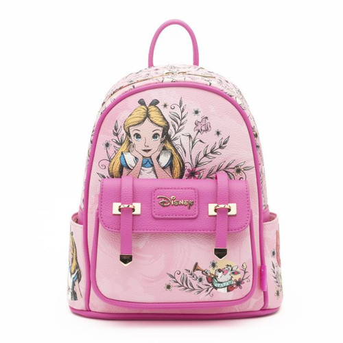 11" Mini Backpack - Alice in Wonderland (Vegan Leather)