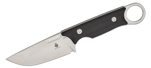 Cabox (Black G10) Fixed Blade [3.36" Satin 154CM] Kizer Cutlery 1048C1