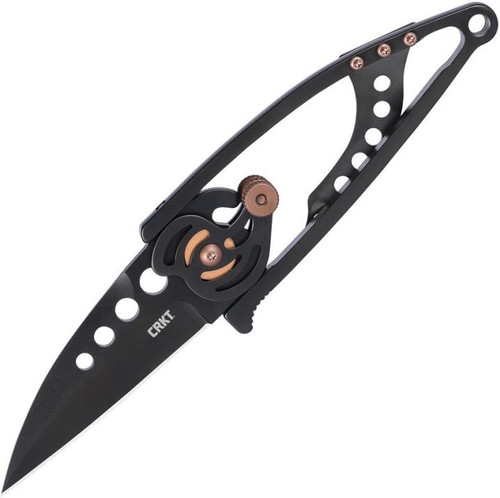 CRKT - Snap-Lock (Black) Folding Pocket Knife (2.5" Black 420 Stainless)