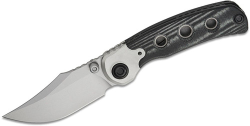 Mini Mystic (Black Burlap Micarta Handle with Distressed Copper