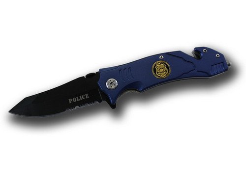 Police Rescue (Dark Blue) A/O Pocket Knife