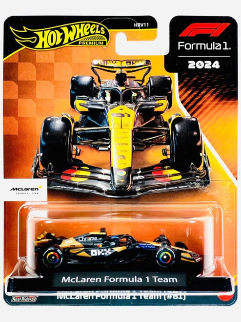 Hot Wheels Premium: Formula 1 McLaren Formula 1 Team #81 (1:64 Scale) 2024