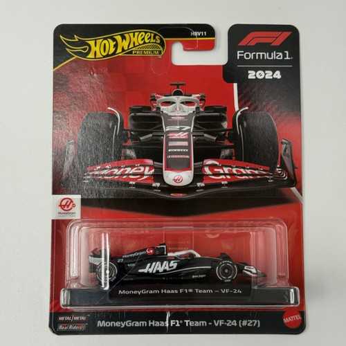 Hot Wheels Premium: Formula 1 MoneyGram Haas F1 Team VF-24 #27 (1:64 Scale) 2024
