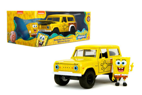 Model Car - 1:24 SpongeBob Squarepants & 1973 Ford Bronco