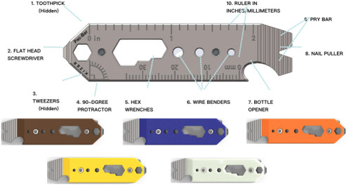 Pac Bar [10-in1 EDC Tool] Kizer Cutlery [Holiday Promo Tool]