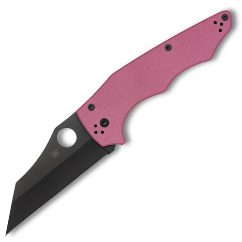 Yojumbo (Sprint Run) Pink G10 Wharncliffe Blade (4" Black S30V) Spyderco C253GPNBKP